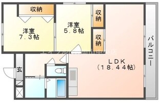 フローラ・Ⅰ（アイン）の物件間取画像